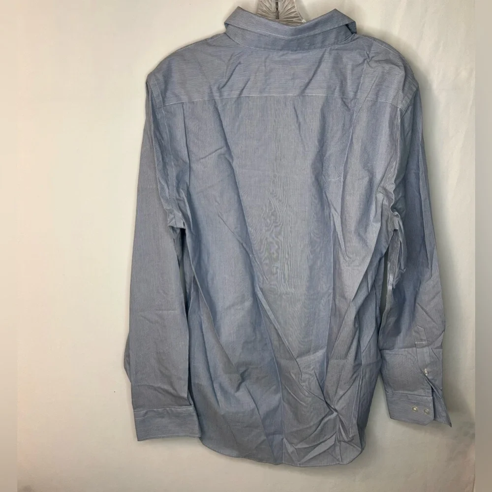 Banana Republic Men’s Slim Fit Non-Iron 100% Cotton Blue Shirt Button-up Size M